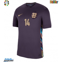 England Ezri Konsa #14 Bortedrakt EM 2024 Kortermet